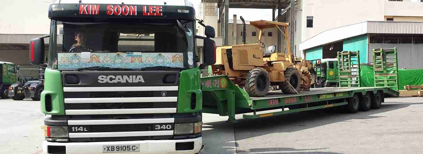 Our Services - Lowbed Trailer with Hydraulic Ramps - Kim Soon Lee 1